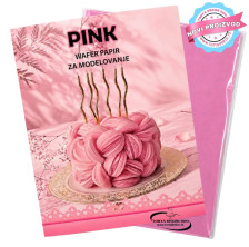 Torta Dekor Wafer Papir - Za Modelovanje 10 kom - PINK